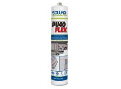 Selante Pu 40 Flex Cinza 300 Ml - Solufix