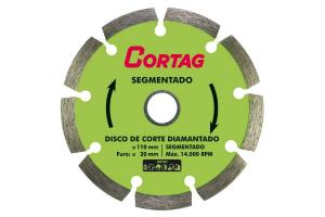 Disco Diamantado Segmentado Eco 20x110mm - Cortag