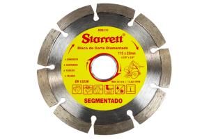 Disco de Corte Diamantado Segmentado 110mm - Starrett