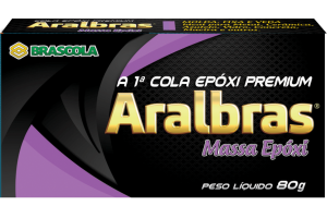 Aralbras Massa Epóxi 24x80G - BRASCOLA