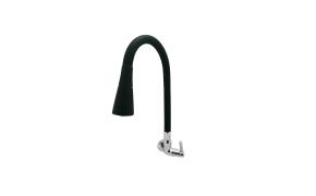 Torneira Bica Movel  De Cozinha Para Parede Conic Preta C29 1/2-3/4-1/4 Dn15-20 Bognar 