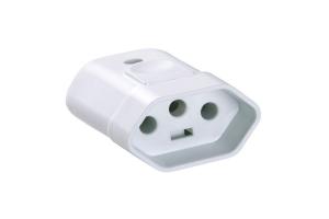 Plug Femea 2P+T 10A 57412953 - Tramontina