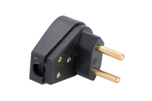 Plug Angular Preto 20A 2P 57403009 -  TRAMONTINA