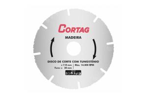 Disco de Corte Tungstenio para Madeira - Cortag