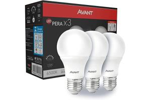 Lâmpada Led Pera 15W Br6500k Bivolt Caixa Com 3 - Avant 