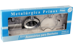 Kit Acessório Banheiro 5 Peças - Prinox