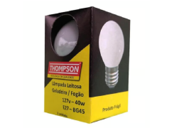 Lâmpada  Geladeira Fogão 40w 127v leitosa Thompson