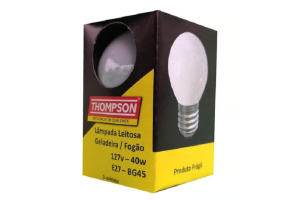 Lâmpada  Geladeira Fogão 40w 127v leitosa Thompson