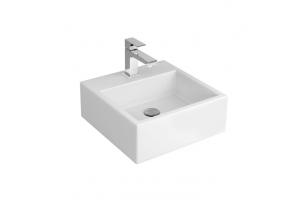 Cuba Apoio Quadrada Com  Mesa 410mm L7317 Branco - Deca