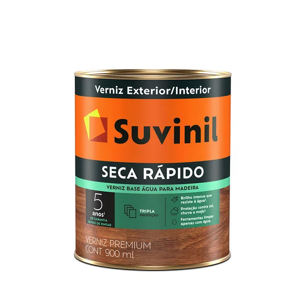 Verniz Seca Rapido Brilhante Cores 900ml - Suvinil