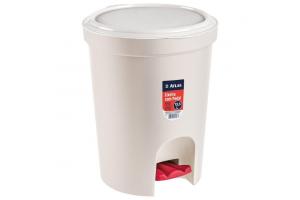 Lixeira Redonda Com Pedal Plastico 13,5l AT2750 - Atlas