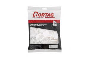 Espaçador Nivelador 1,0MM Branco 50UN - CORTAG