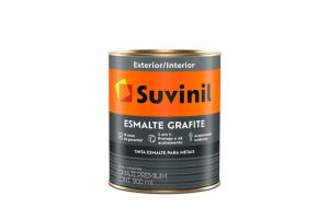 Tinta Esmalte Sintético Grafite 900ml Fosco - Suvinil