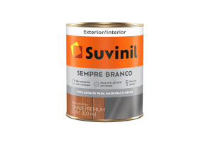 Tinta Esmalte Sintético Sempre Branco 900ml Acetinado - Suvinil